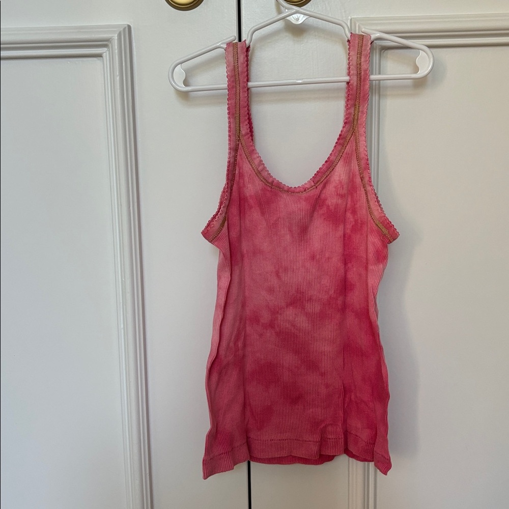 Marciano Pink and Gold Sequin Embellished Tank Top - Picture 8 of 10